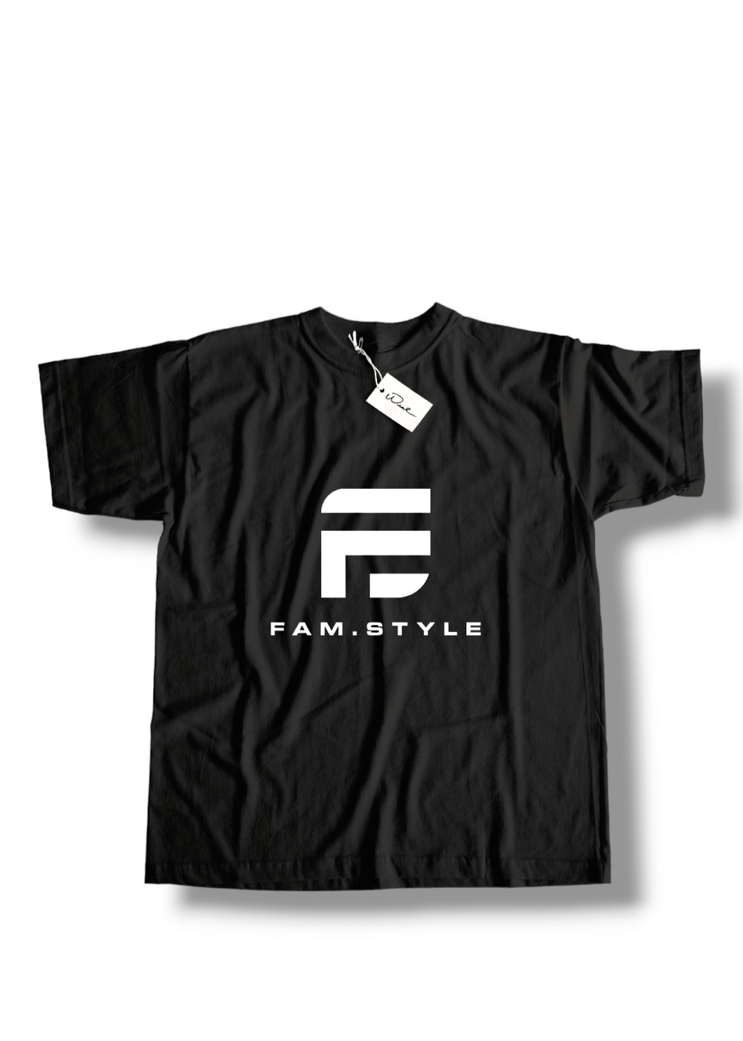 Fam Style Logo T-shirt(Black)